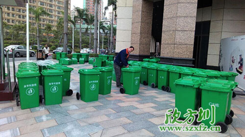 欣方圳塑料環保垃圾桶，天津市場銷量倍增