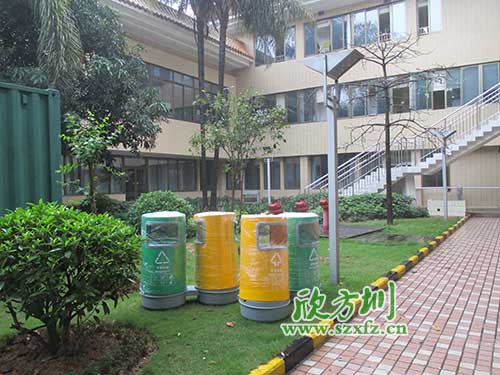 韶關物業分類玻璃鋼垃圾桶，提升社區好環境。