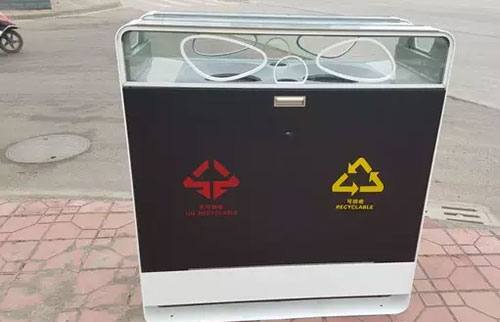 成都高大上果皮箱：有WiFi，靠太陽能工作